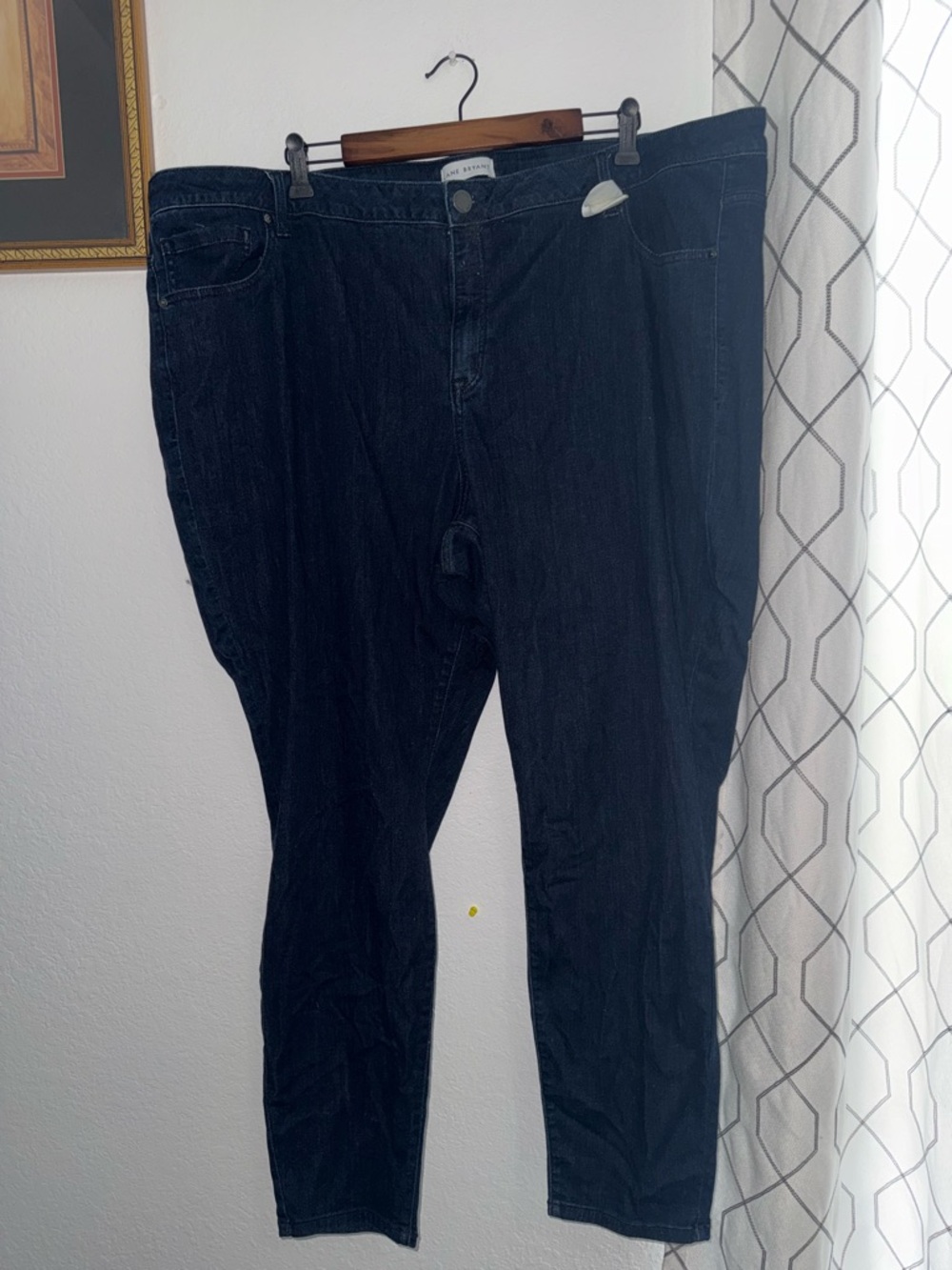 Lane Bryant Dark Blue Straight-Leg Jeans